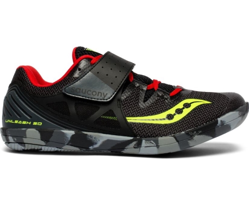 Tenis Saucony Unleash SD 2 Hombre Zapatillas Carreras Negras / Rojas México MX-687-XC
